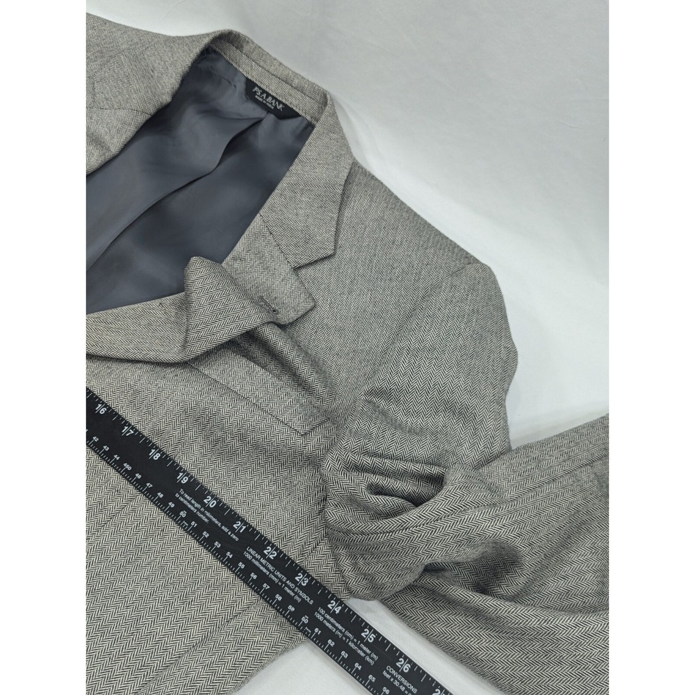 Jos. A. Bank Signature Blazer Sport Coat‎ Suit Jacket Silk LambsWool 44L 48" EUC - Picture 13 of 14
